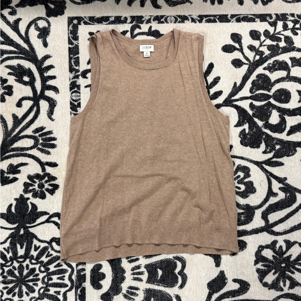 J. Crew Brown Sleeveless Tank Top